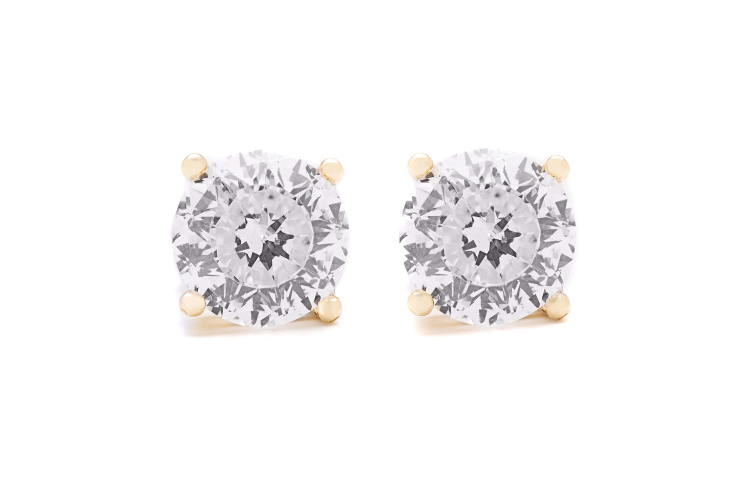 14k Gold Plated Stud Earrings