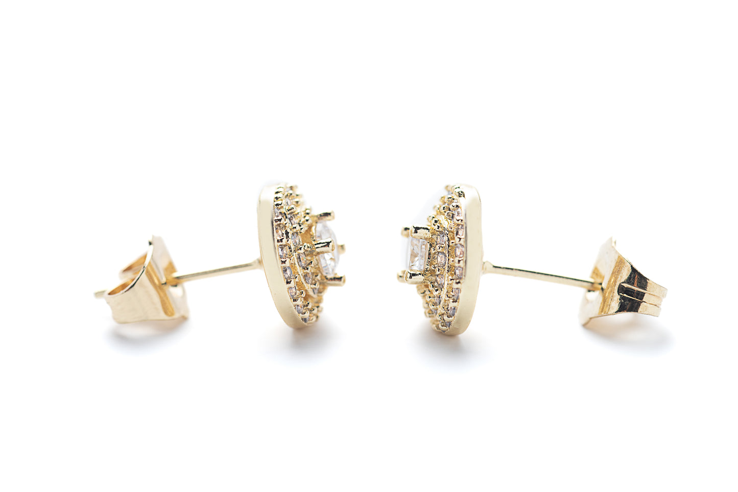 Golden CZ Pendant Set