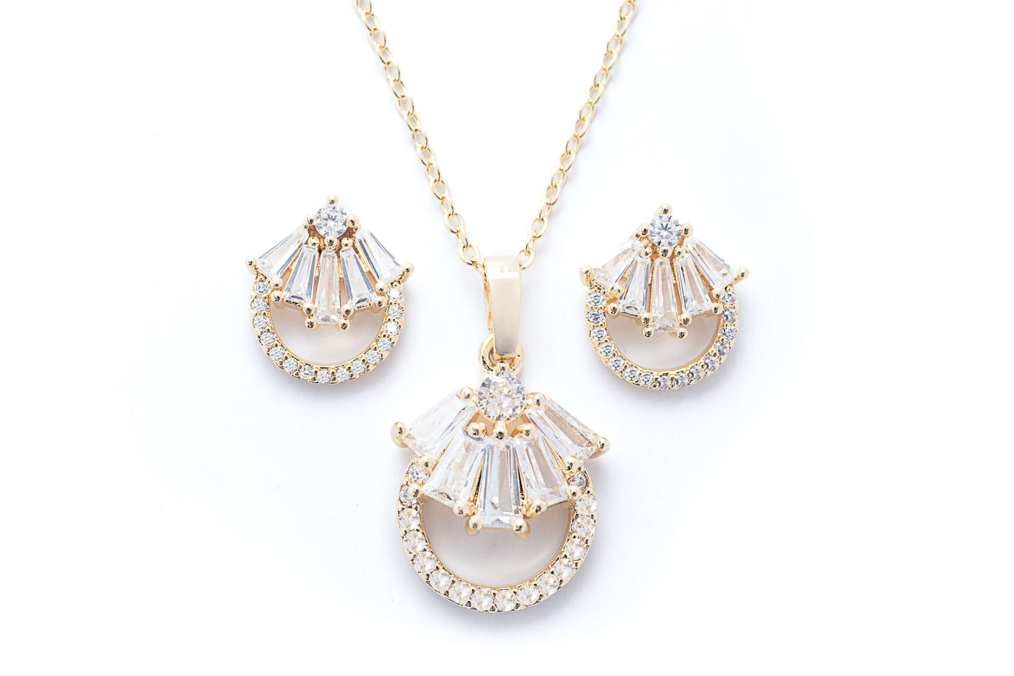 Crystal Golden Necklace